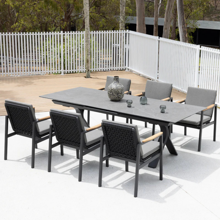 Reyne & Carson Extension Table - 7 piece Setting