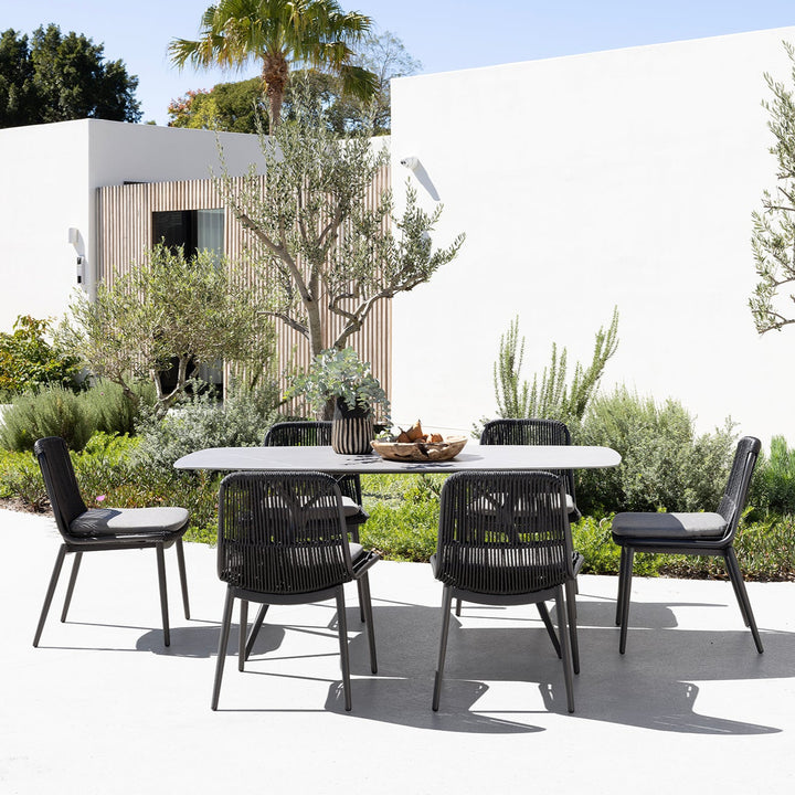 ARONA CHAIR & AMALFI TABLE SETTING - 7 PCE